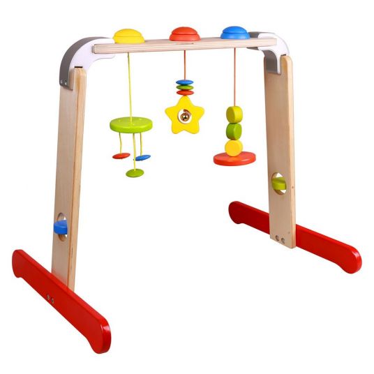 Bieco Spiel-Trapez Baby-Gym Sternchen aus Holz