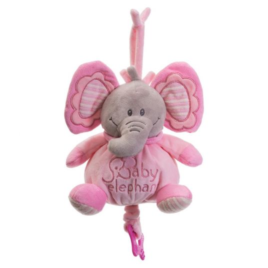 Bieco Music box elephant - Pink