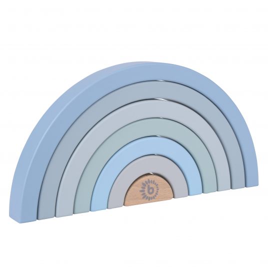 Bieco Stacking game Rainbow - Blue