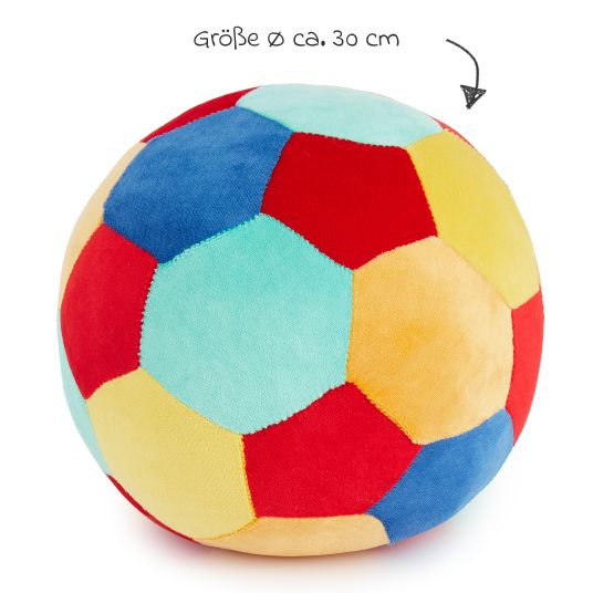 Bieco Fabric ball with rattle Ø 30 cm