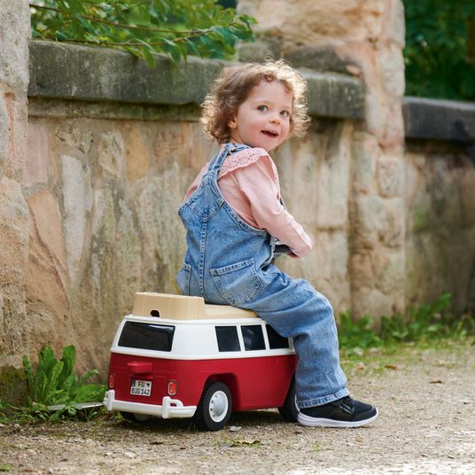 BIG Rutschauto Bobby Car Baby VW T1 - Rot