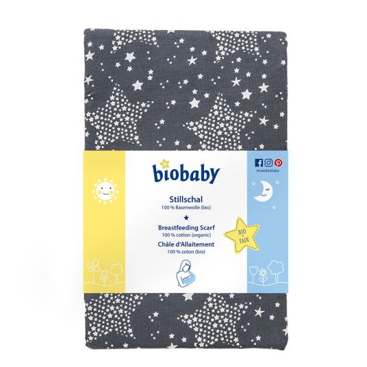 biobaby Nursing scarf - Stars