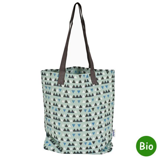 biobaby Organic cotton tote bag - triangles