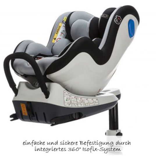 Blij'r Child seat I-Size - Marcus 360° - Grey