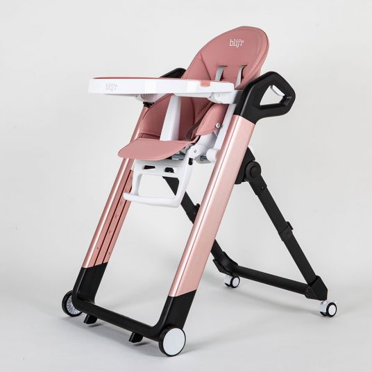 Blij'r LUXURY High Chair - Tonie - Pink