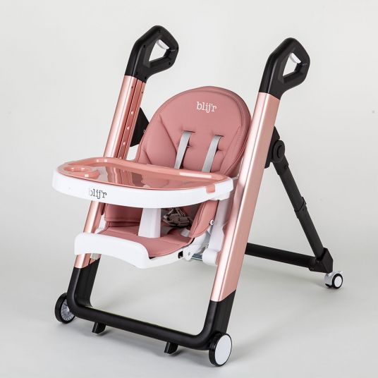 Blij'r LUXURY High Chair - Tonie - Pink