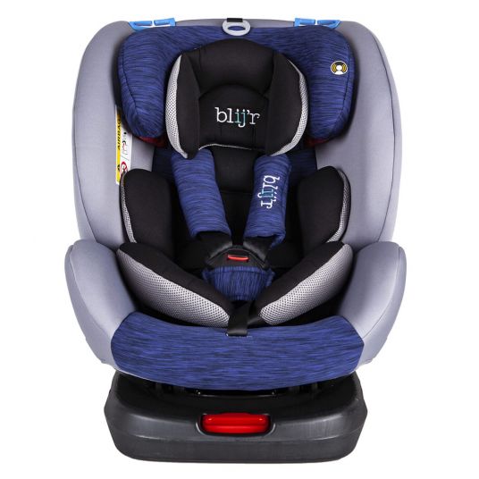 Blij'r Reboarder-Kindersitz Bas Plus 360° inkl. Isofix - Blue