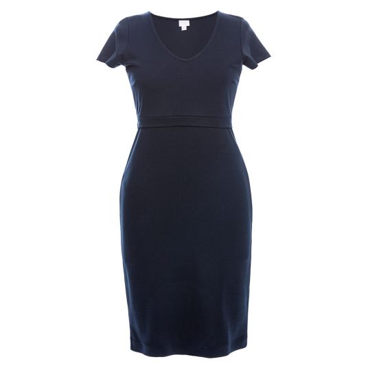 boob Dress with breastfeeding function organic cotton - Dark blue - Size S