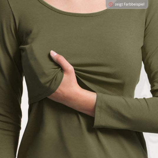 boob Long sleeve shirt organic cotton - Dark blue - S size