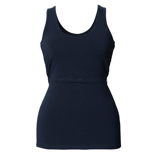 boob Pregnancy & nursing top with organic cotton - Dark blue - Size S