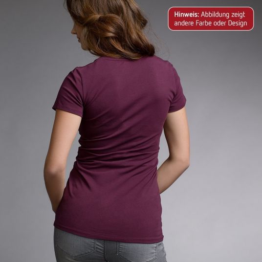 boob Shirt organic cotton short sleeve - White - Size S