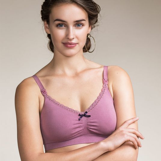 boob Nursing bra organic cotton - Pink - Size M