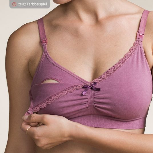 boob Nursing bra organic cotton - Black - Size S