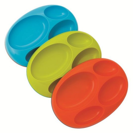 boon Eating learning plate 3 pack non slip