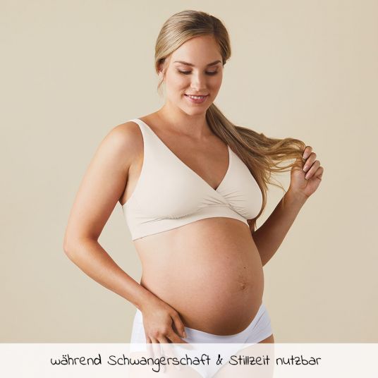bravado Reggiseno per allattamento e gravidanza - Ballet - Bianco antico - Taglia S
