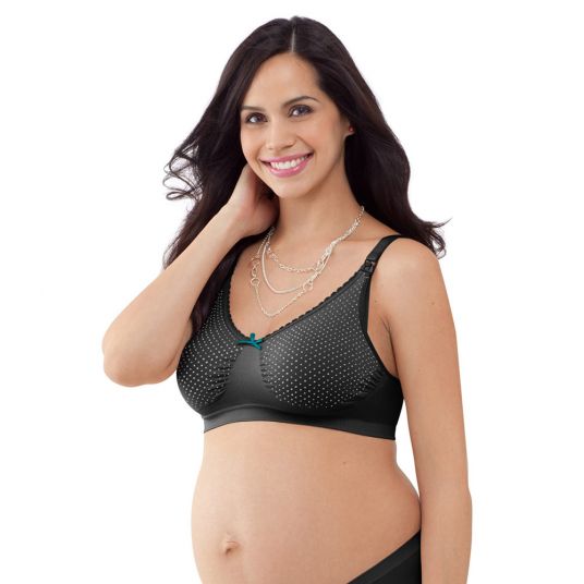 bravado Nursing & Pregnancy Bra Confetti - Black - Size S