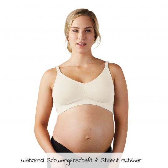 bravado Reggiseno per l'allattamento e la gravidanza - Coppa intera - Bianco antico - Taglia M