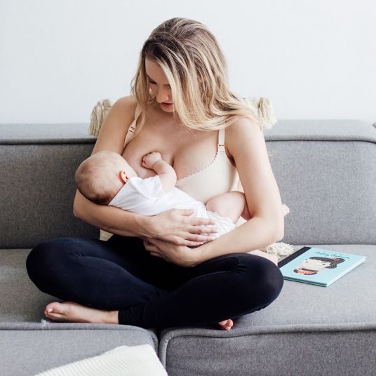 bravado Reggiseno per allattamento e gravidanza Invisibile - Nudo - Taglia S