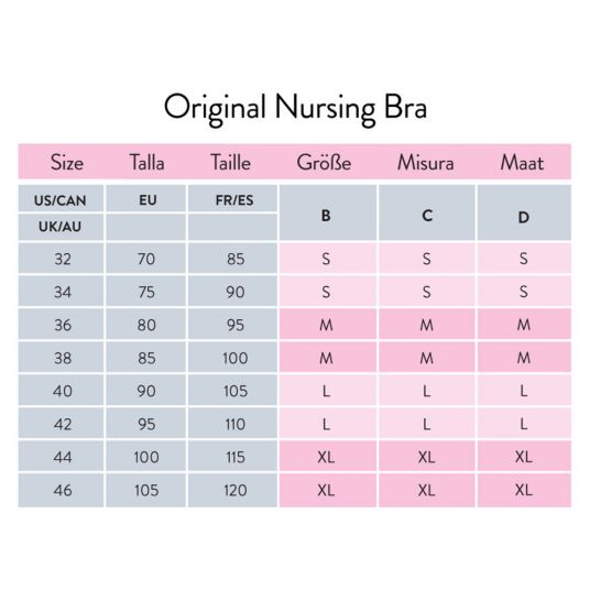 bravado Nursing & Pregnancy Bra Original - Black - Size S