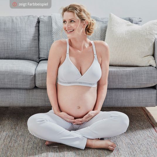 bravado Reggiseno originale per l'allattamento e la gravidanza - Dove Heather - Taglia S