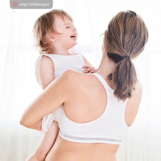 bravado Reggiseno per allattamento e gravidanza Original a coppa intera - Tortora - Taglia S