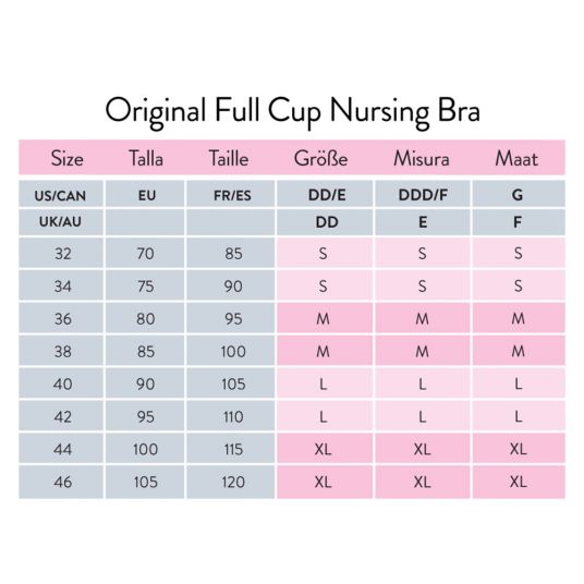 bravado Nursing & Pregnancy Bra Original Full Cup - Dove Heather - Size S