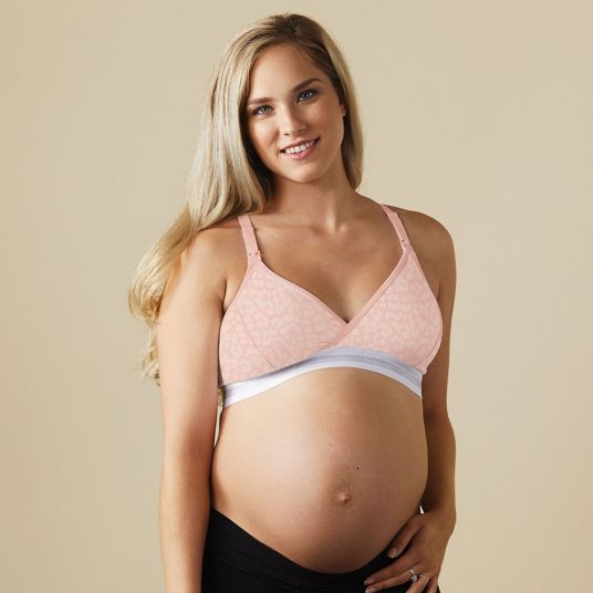 bravado Reggiseno per l'allattamento e la gravidanza - Originale - Leopardo rosa - Taglia S