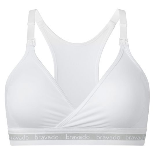 bravado Nursing & Pregnancy Bra Original - White - Size S
