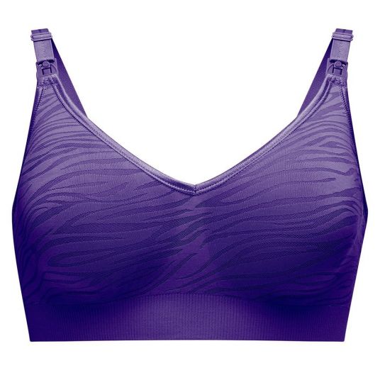 bravado Still- und Schwangerschafts-BH Body Silk Seamless Print Gr.S - Jungle Purple