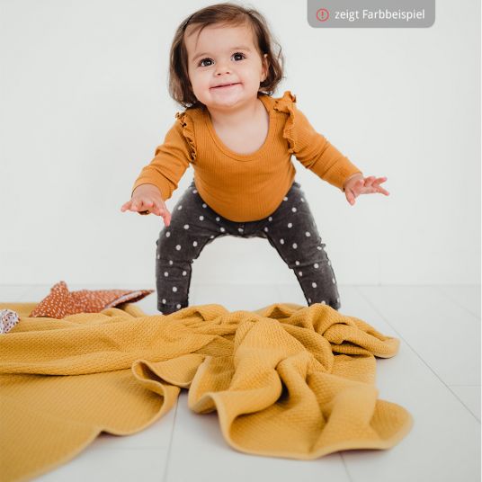 Briljant Baby Cotton blanket 75 x 100 cm - Green