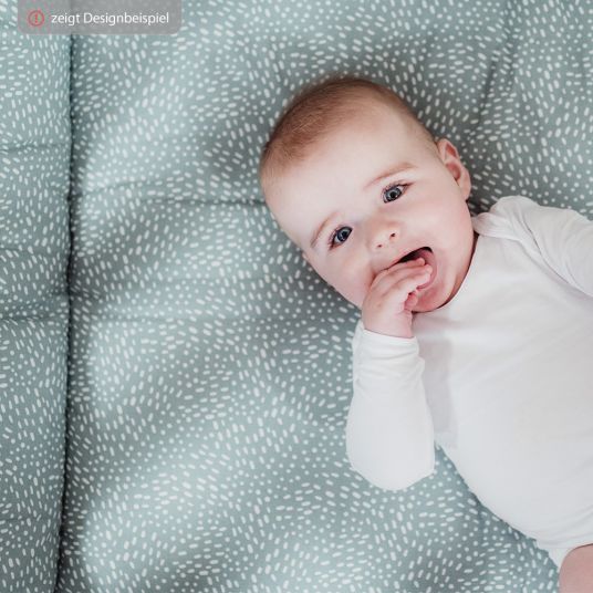 Briljant Baby Coperta per bambini 80 x 100 cm - Macchie - Verde