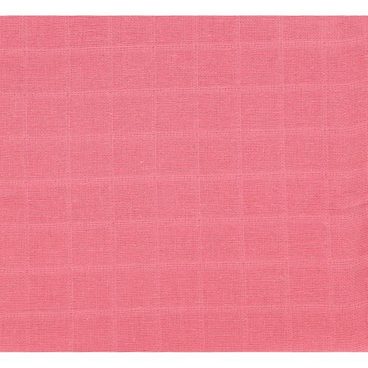 Briljant Baby Mull-Waschlappen / Pflegetuch 3er Pack 30 x 30 cm - Flower - Pink