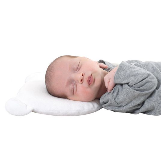 Candide Baby pillow against head deformation Panda - White