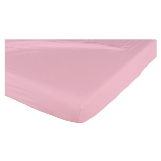 Candide Fitted sheet for crib 70 x 140 cm - raspberry