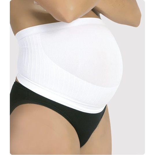 Carriwell Pregnancy and support belt Seamless - White - Size S