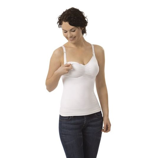 Carriwell Nursing top - White - Size S