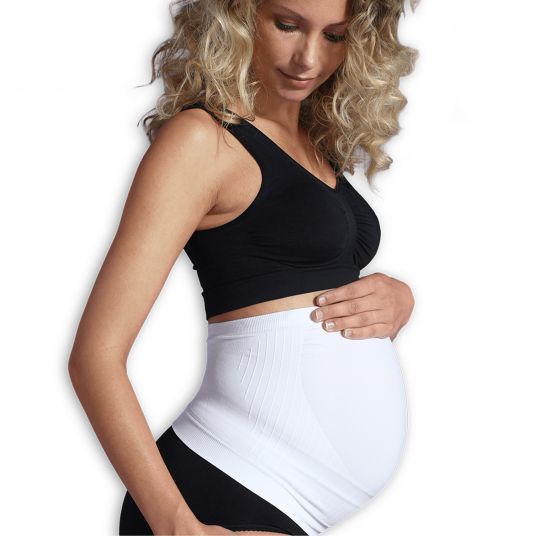 Carriwell Fascia addominale di sostegno per la gravidanza - Bianca - Taglia S