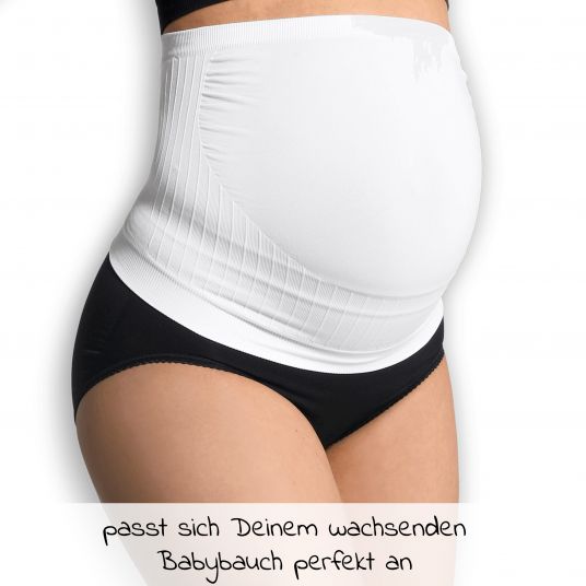 Carriwell Supportive belly band for pregnancy - White - Size S