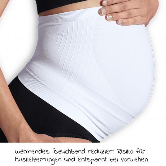 Carriwell Unterstützendes Bauchband für die Schwangerschaft - Weiß - Gr. XL