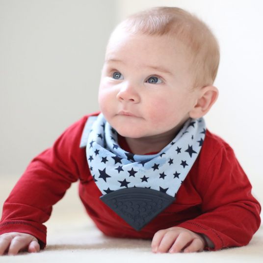 Cheeky Chompers Neckerchew reversible scarf with biting corner - Twinkle Twinkle