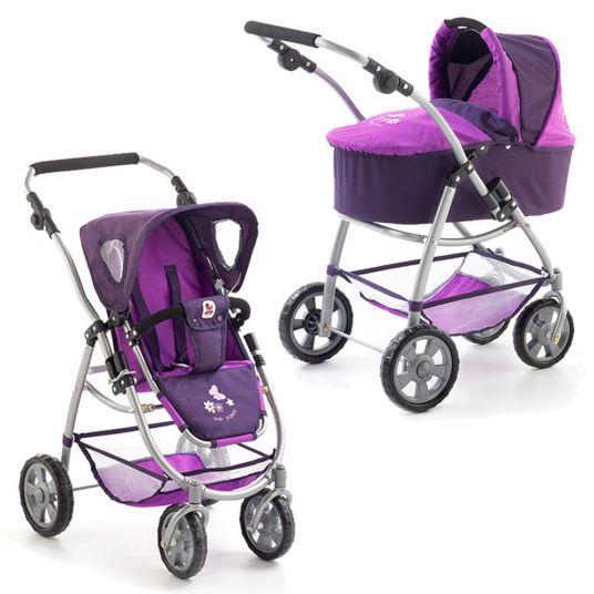 CHIC 2000 Combi doll carriage 2 in 1 Emotion - Plum