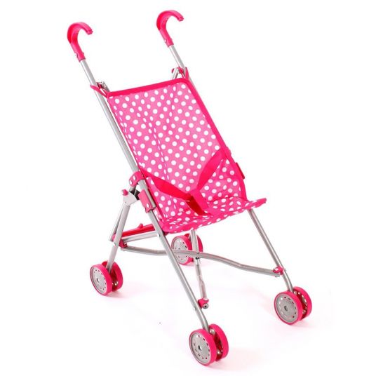CHIC 2000 Mini doll buggy Funny - Pink Dots