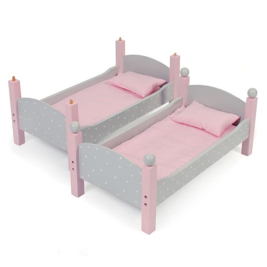 CHIC 2000 Doll bunk bed - Puntos Grey