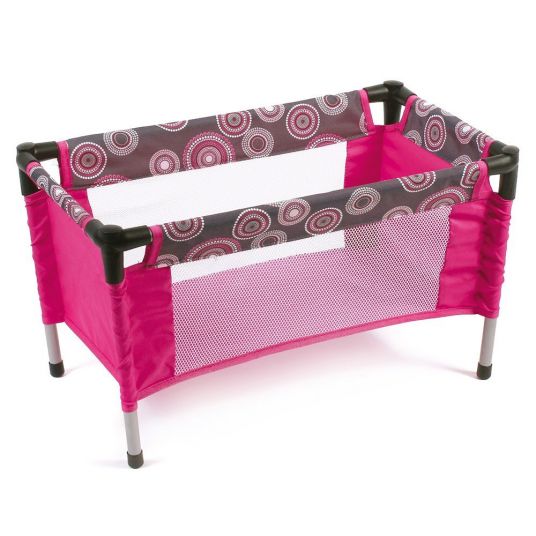 CHIC 2000 Dolls Travel Bed - Hot Pink Pearls