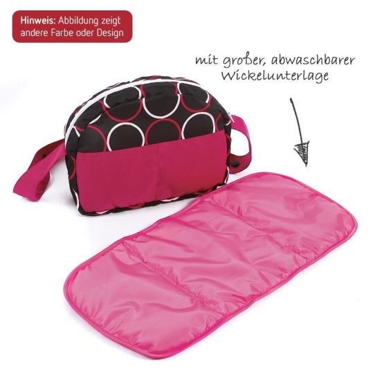 CHIC 2000 Doll diaper bag - Pink Checker