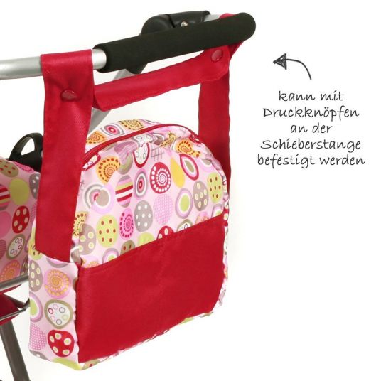 CHIC 2000 Doll diaper bag - Ruby Red
