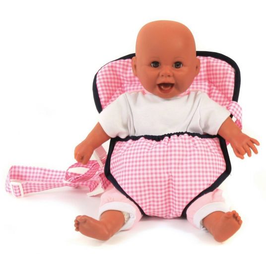 CHIC 2000 Doll carrier - Pink Checker