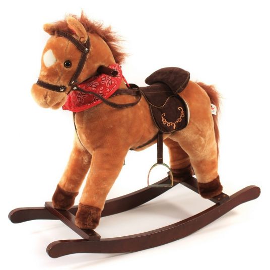 CHIC 2000 Rocking horse with sound cowboy