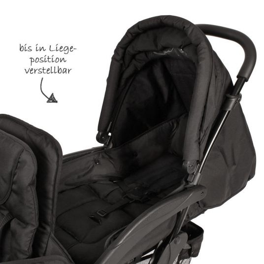 Chic 4 Baby Sibling carriage Doppio - Black