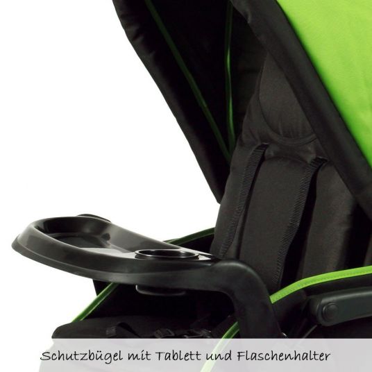 Chic 4 Baby Sibling carriage Doppio - Black Green